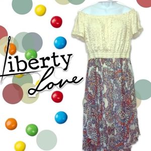 Liberty Love - Off Shoulder Dress (size 2x)
